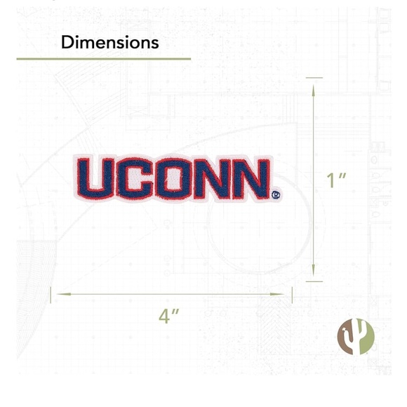 UCONN Embroidery patch - Picture 3 of 5